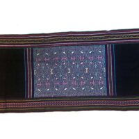 Chitonte Schwarz Shipibo-Decke