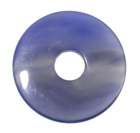 Pi-Stein Donut Blauer Achat 30mm Pi-Stein Donut Blauer Achat 30mm – Munay Ki Pi-Steine Donut