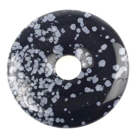 Pi-Stein Schneeflocken Obsidian 30mm Pi-Stein Schneeflocken Obsidian 30mm – Munay Ki Pi-Steine Donut
