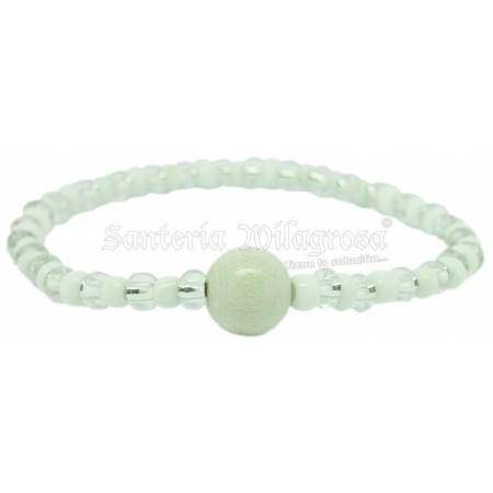 Armband ILDE Obatala 1×1 (Bco) (1 V) Armband ILDE Obatala 1×1 (Bco) (1 V) – Armbänder Orishas