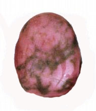 Rhodonit Anhänger in Tropfenform gebohrt Rhodonit Anhänger in Tropfenform gebohrt – Edelstein-Anhänger gebohrt